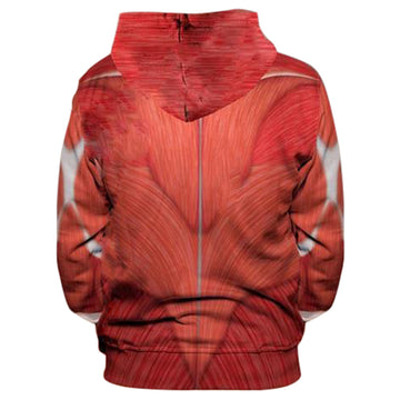 Attack on Titan Anime Titan Cosplay Sudadera con Capucha para Adultos Unisex